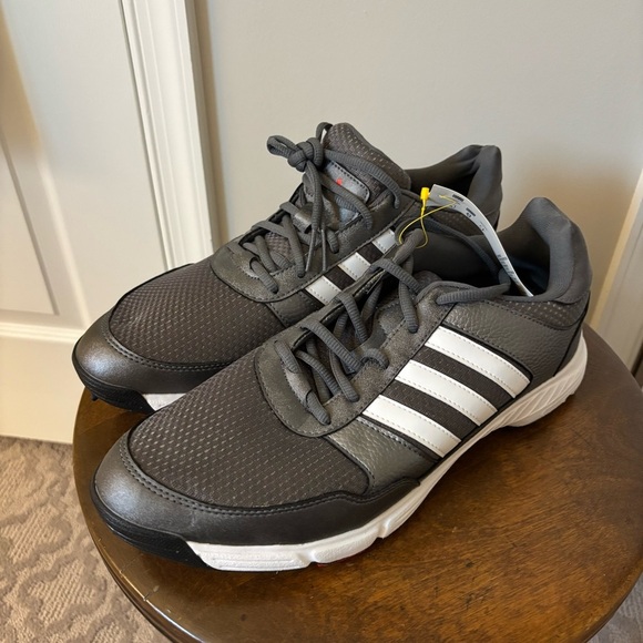 adidas Other - Adidas Tech Response 4.0 Golf Shoes - Men's Iron/Silver/White NEW 10.5 Athletic